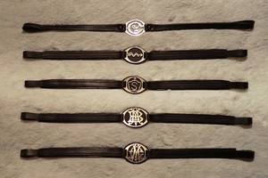 Stirnriemen mit Monogramm