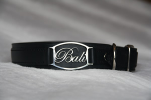 Halsband mit Monogramm